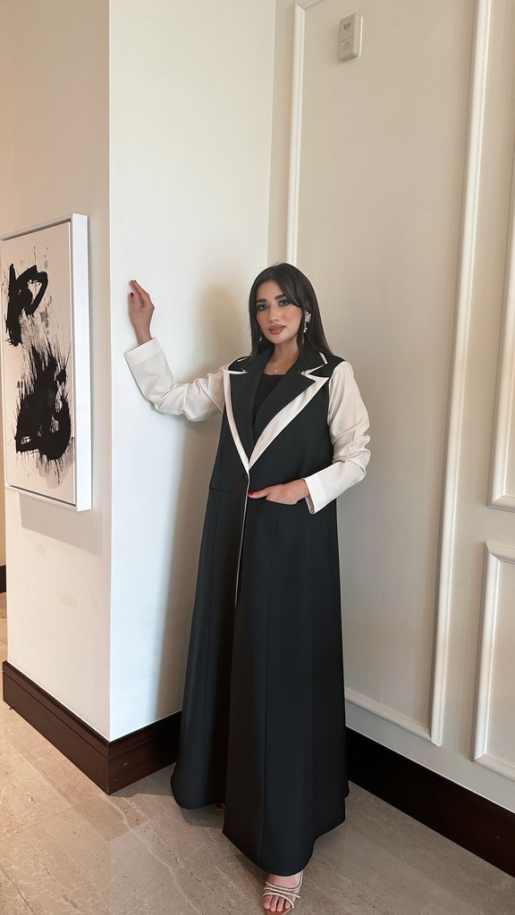 Vest abaya (Black, S)